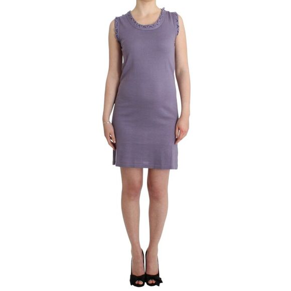John Galliano Purple cotton jersey Women's dress